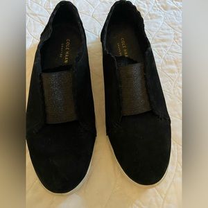 Cole Haan Black Slip-On Sneakers